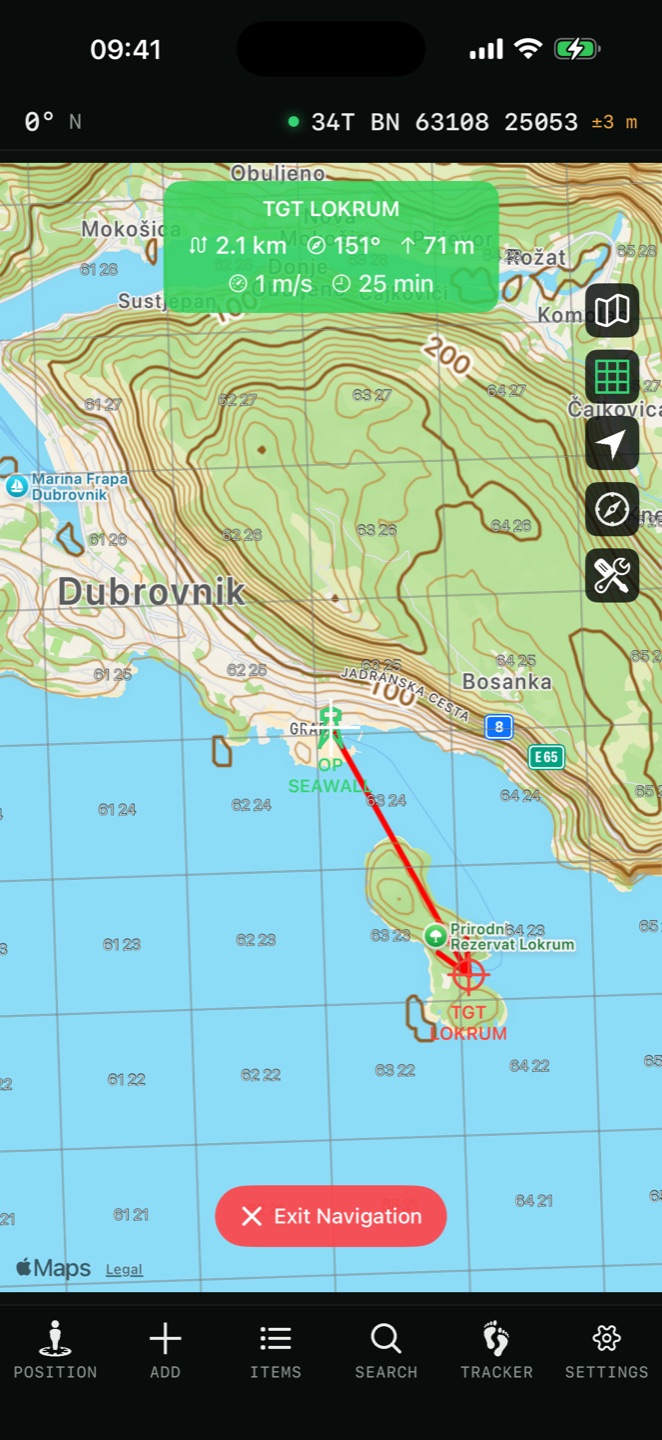 Map-based route navigation